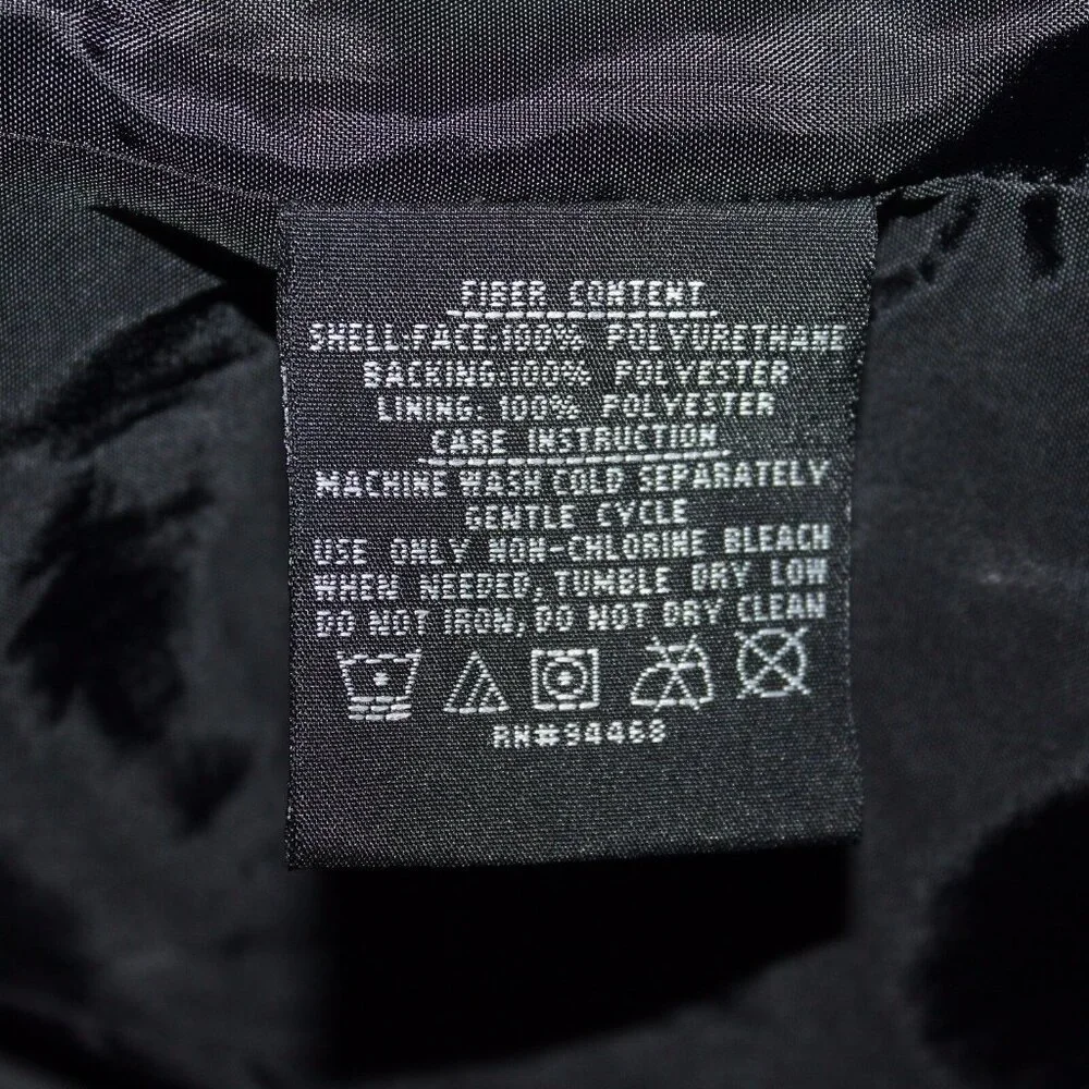 Braetan Large 3 Button Lined Outerwear Black Modern Packable Rain Trench Coat - Picture 10 of 10